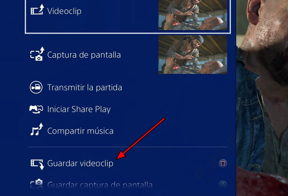 Grabar partida en PS4 Paso 4