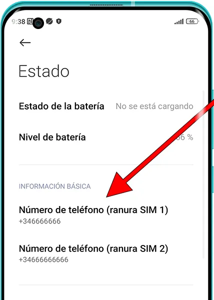 Cómo ver mi número de teléfono en Xiaomi