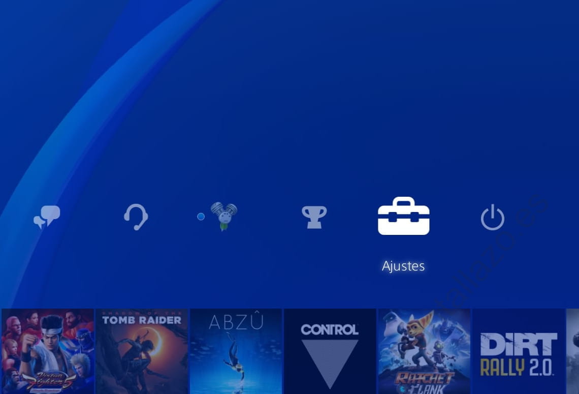 Ajustes PlayStation 4
