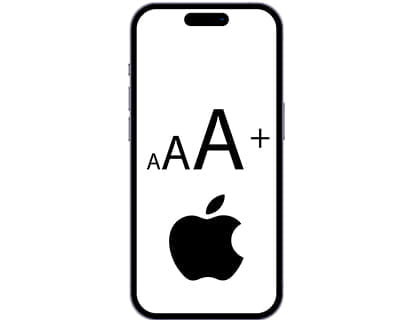 Cómo ampliar el tamaño del texto en iPhone e iPad