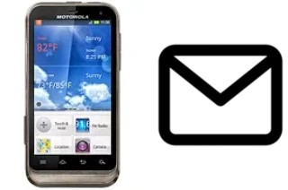 Configurar correo en Motorola DEFY XT