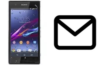 Configurar correo en Sony Xperia Z1s
