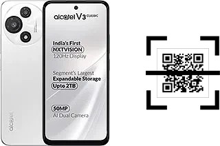 ¿Cómo leer códigos QR en un alcatel V3 Classic?