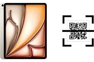 ¿Cómo leer códigos QR en un Apple iPad Air 13 (2025)?