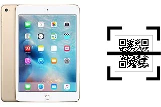 ¿Cómo leer códigos QR en un Apple iPad mini 4 (2015)?