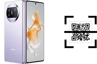 ¿Cómo leer códigos QR en un Huawei Mate X3?