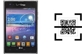 ¿Cómo leer códigos QR en un LG Intuition VS950?