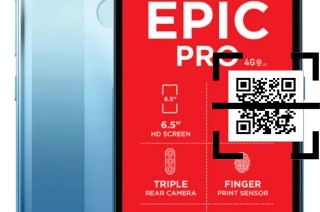 ¿Cómo leer códigos QR en un Mobicel Epic Pro?