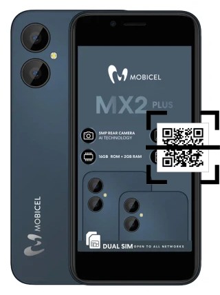 ¿Cómo leer códigos QR en un Mobicel MX2 Plus?