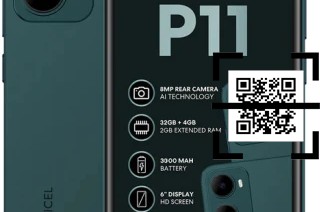¿Cómo leer códigos QR en un Mobicel P11?