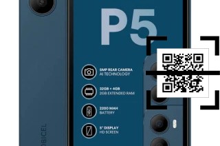 ¿Cómo leer códigos QR en un Mobicel P5?