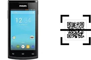 ¿Cómo leer códigos QR en un Philips S308?