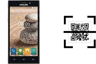 ¿Cómo leer códigos QR en un Philips V787?