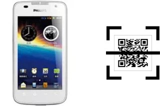 ¿Cómo leer códigos QR en un Philips W6350?