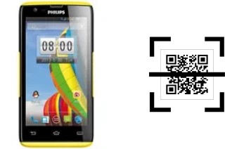 ¿Cómo leer códigos QR en un Philips W6500?