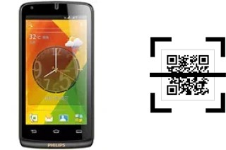 ¿Cómo leer códigos QR en un Philips W7376?