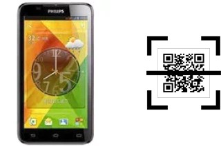 ¿Cómo leer códigos QR en un Philips W8355?