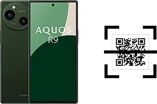 ¿Cómo leer códigos QR en un Sharp Aquos R9?