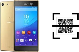 ¿Cómo leer códigos QR en un Sony Xperia M5 Dual?