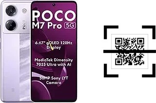 ¿Cómo leer códigos QR en un Xiaomi Poco M7 pro 5G?