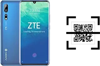 ¿Cómo leer códigos QR en un ZTE Axon 10 Pro 5G?
