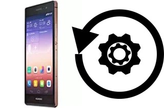 Cómo hacer reset o resetear un Huawei Ascend P7 Sapphire Edition
