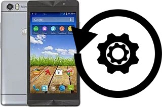 Cómo hacer reset o resetear un Micromax Canvas Fire 4G Plus Q412
