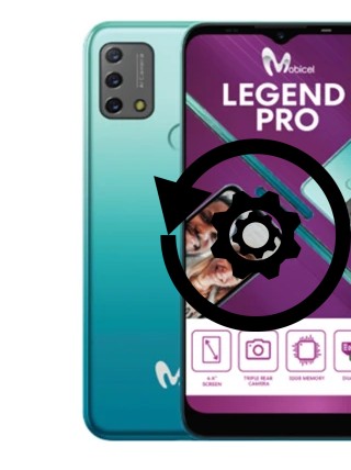 Cómo hacer reset o resetear un Mobicel Legend Pro