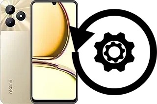 Cómo hacer reset o resetear un Realme C53 (India)