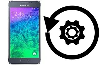 Cómo hacer reset o resetear un Samsung Galaxy Alpha (S801)