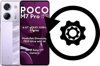 Cómo hacer reset o resetear un Xiaomi Poco M7 pro 5G