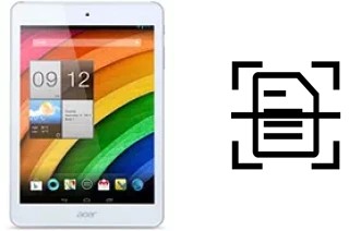 Escanear documento en un Acer Iconia A1-830