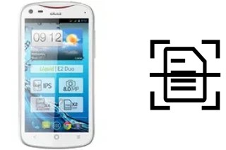 Escanear documento en un Acer Liquid E2