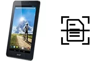 Escanear documento en un Acer Iconia Tab 7 A1-713HD