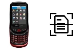 Escanear documento en un alcatel OT-980