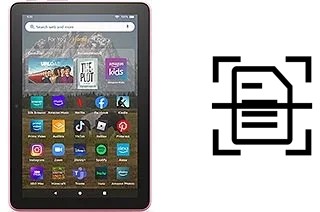 Escanear documento en un Amazon Fire HD 8 (2022)