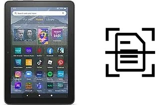 Escanear documento en un Amazon Fire HD 8 Plus (2022)