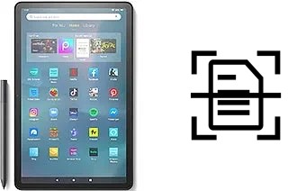 Escanear documento en un Amazon Fire Max 11