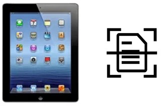 Escanear documento en un Apple iPad 3 Wi-Fi + Cellular