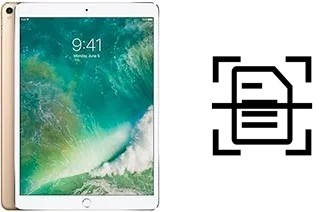 Escanear documento en un Apple iPad Pro 10.5
