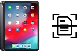 Escanear documento en un Apple iPad Pro 11