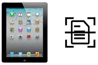 Escanear documento en un Apple iPad 2 Wi-Fi