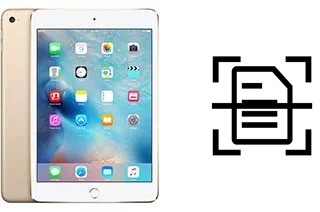 Escanear documento en un Apple iPad mini 4 (2015)