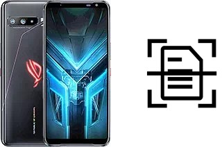 Escanear documento en un Asus ROG Phone 3 ZS661KS