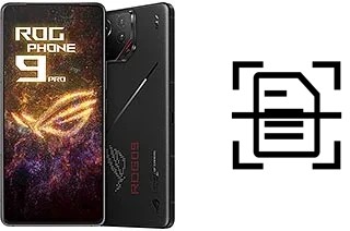 Escanear documento en un Asus ROG Phone 9 Pro