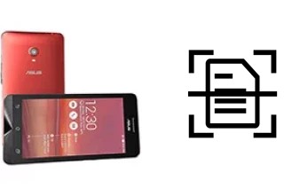Escanear documento en un Asus Zenfone 6 A601CG (2014)