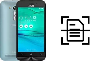 Escanear documento en un Asus Zenfone Go ZB450KL
