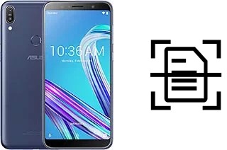 Escanear documento en un Asus Zenfone Max Pro (M1) ZB601KL