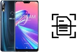 Escanear documento en un Asus Zenfone Max Pro (M2) ZB631KL