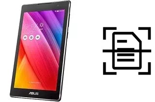 Escanear documento en un Asus Zenpad C 7.0 Z170MG